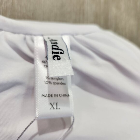 Andie Swim The Cove Top in Gingham Blue Pool New With Tags Womens Size XL - Picture 7 of 13